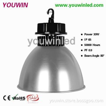 shenzhen high quality ip65 meanwell saa led high bay light fixture 30w